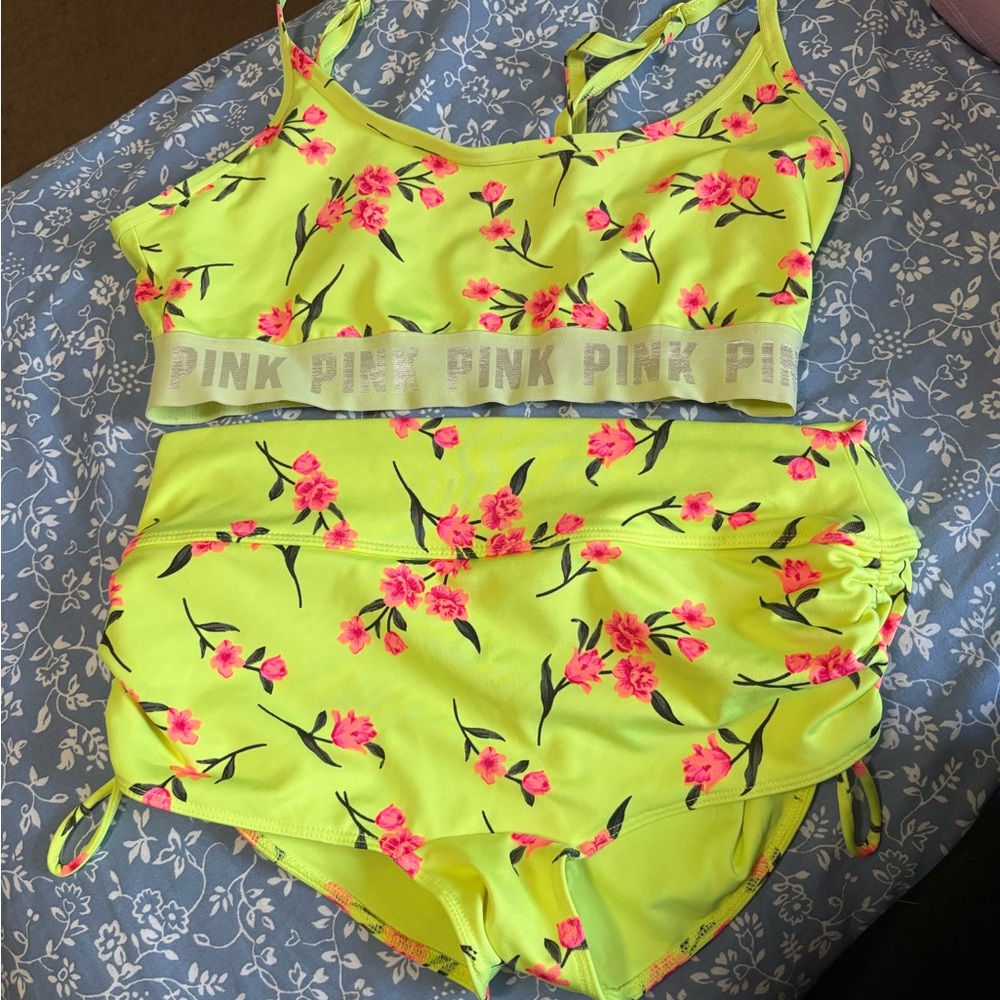 Vibrant Floral Swim Set
